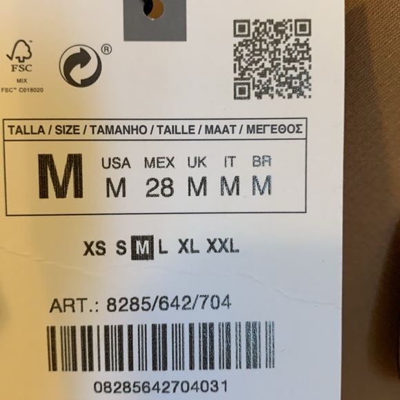 ZARA WOMENS LONG DOUBLE BREASTED BLAZER COLOR CAMEL SIZE M NWT - Picture 6 of 7